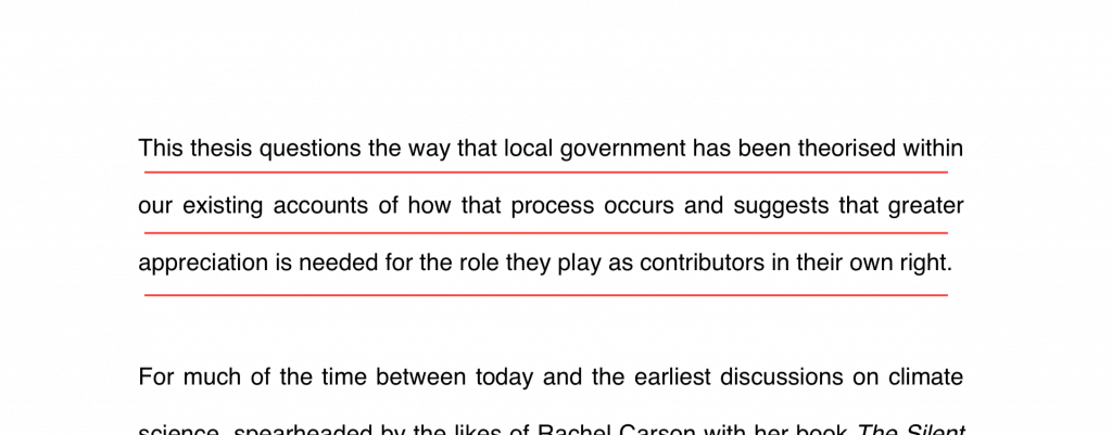 how to structure an argument