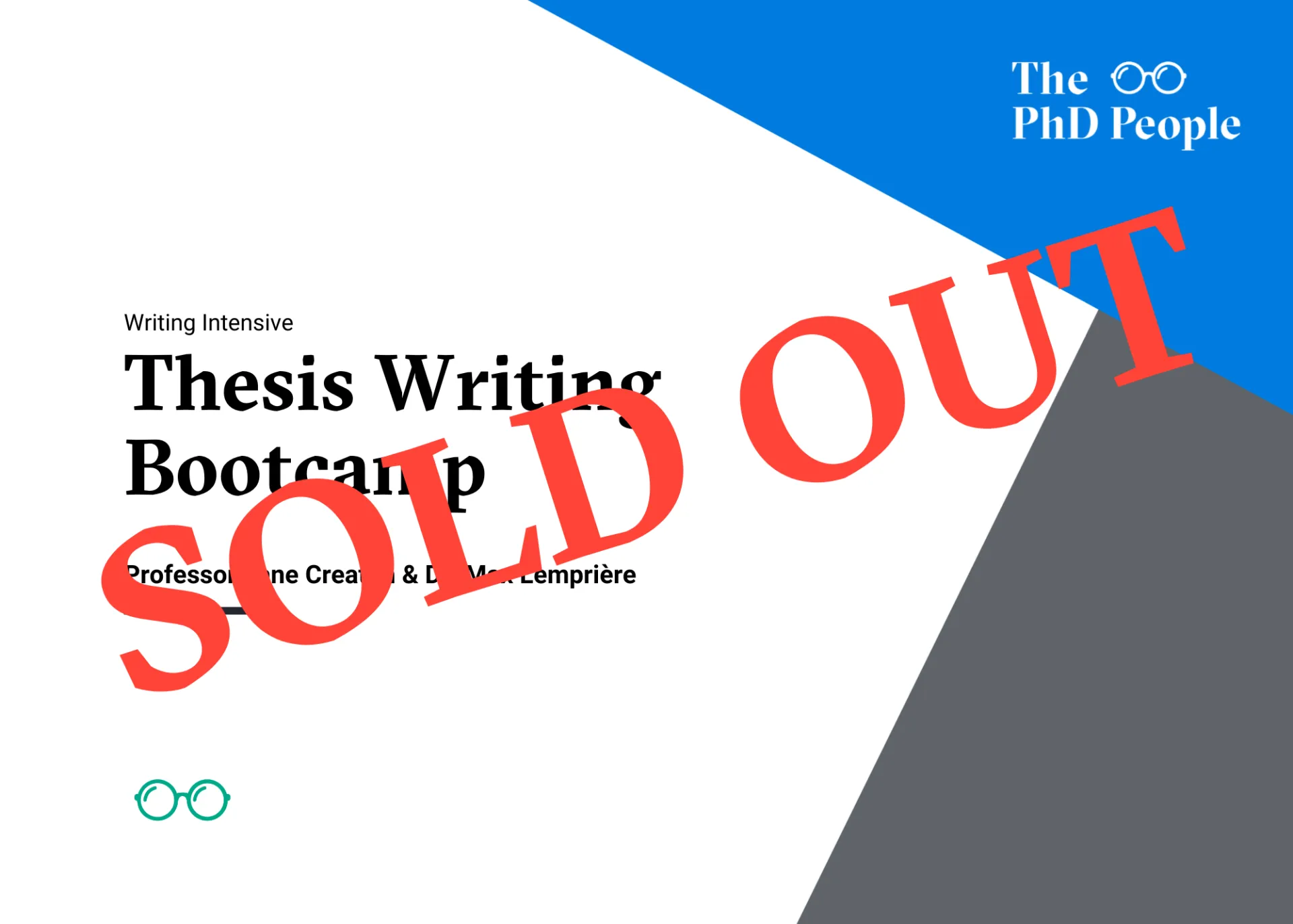 Spring PhD Thesis Bootcamp