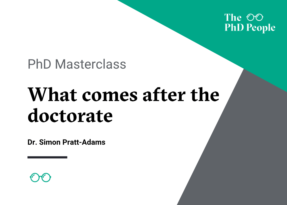 The Journey Continues: What comes after the doctorate.